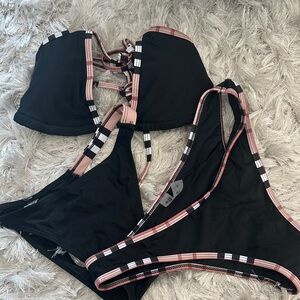 Black and Pink Bikini Set Brand New